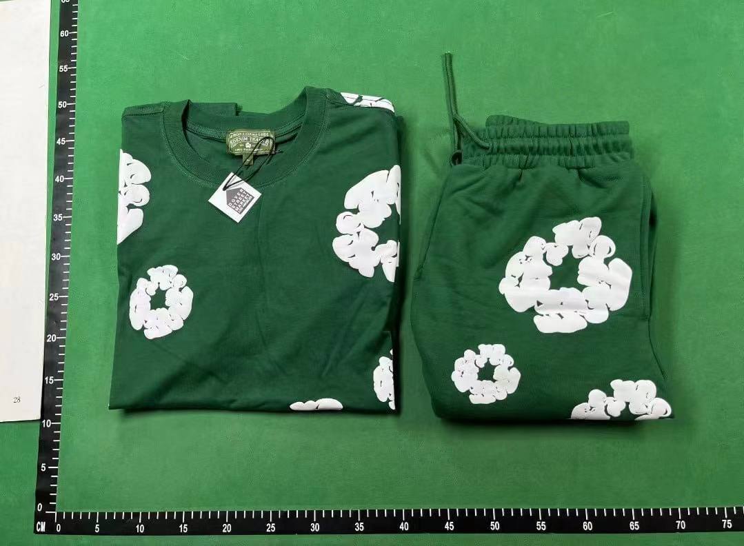 Denim Tears Fato de treino para homem, conjunto camisola com -5