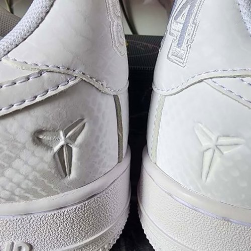 An Updated Look At The Kobe Bryant x Nike Air Force 1 Low “Forever White”(pic4)