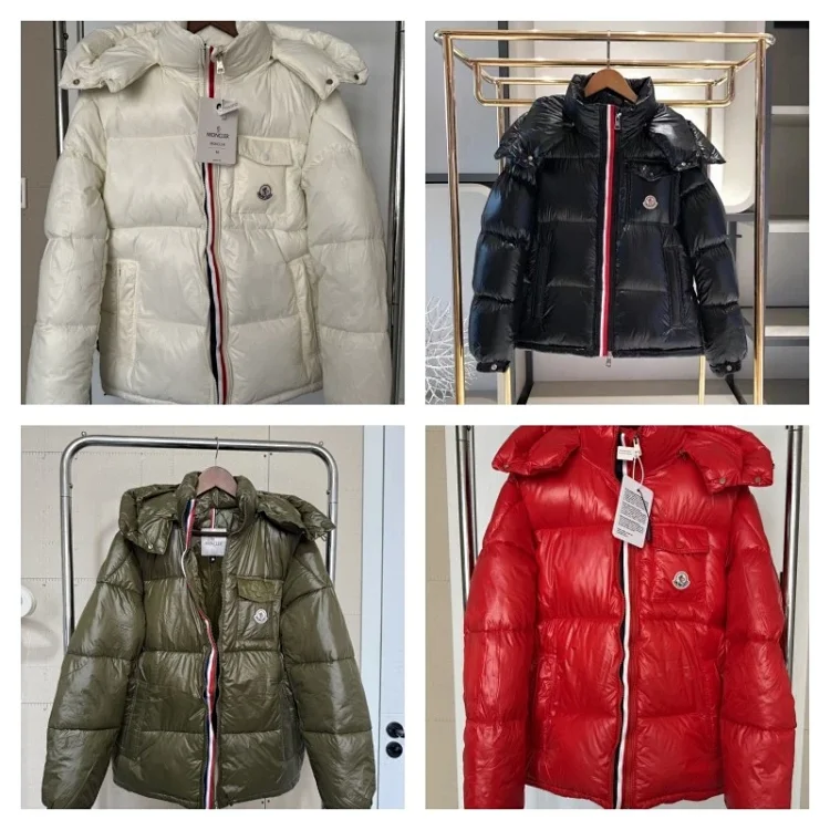 Moncler White Black Olive Red 